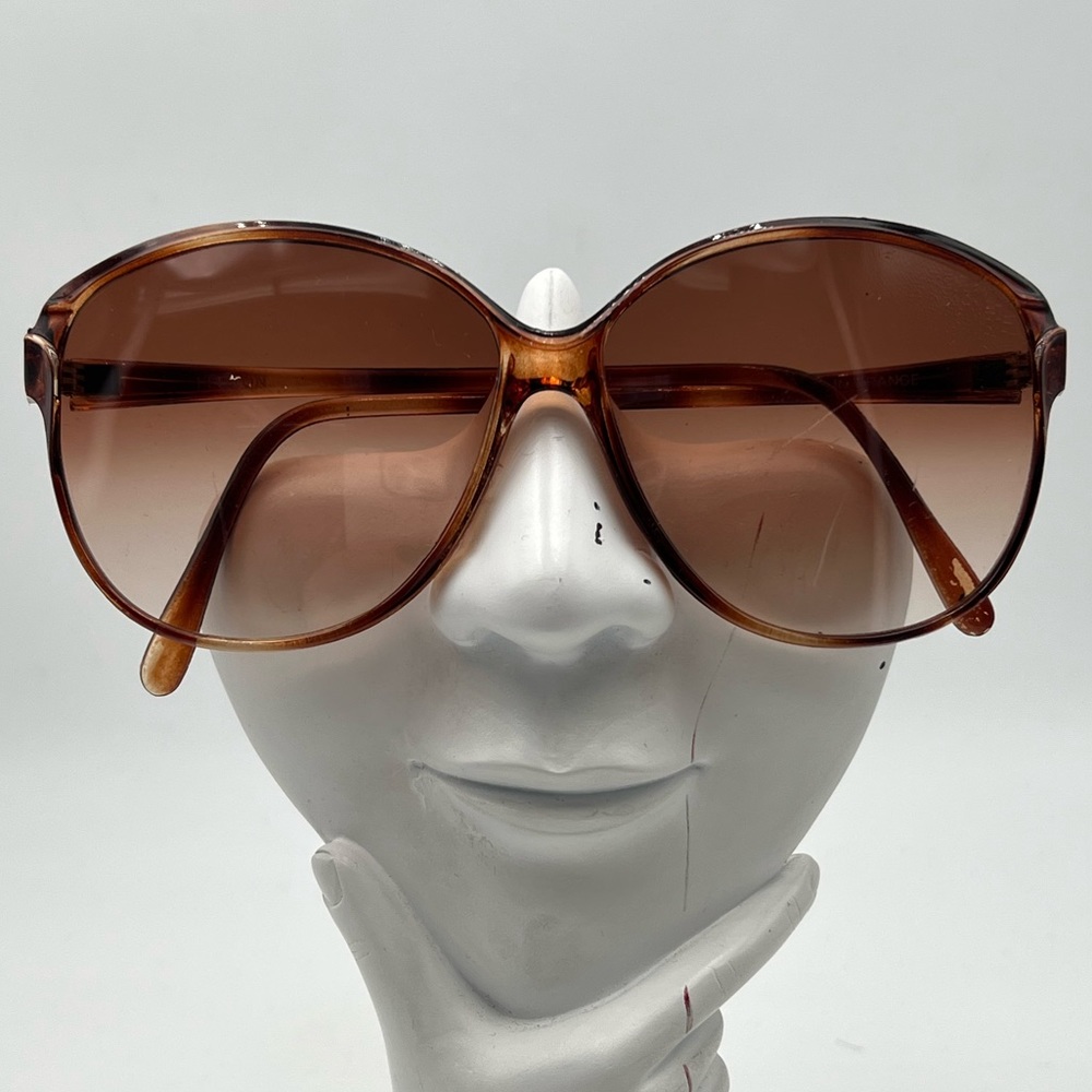 Vintage Flexon Tortoise Oval Sunglasses Frames